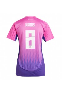 Duitsland Toni Kroos #8 Voetbaltruitje Uit tenue Dames EK 2024 Korte Mouw